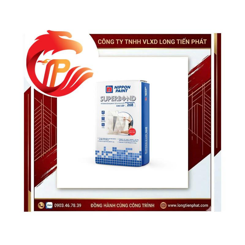 VỮA KEO DÁN GẠCH/ĐÁ NỘI & NGOẠI THẤT NIPPON SUPERBOND 268