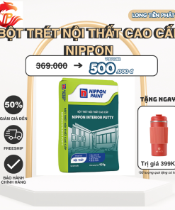 Bột trét nội thất cao cấp NIPPON INTERIOR PUTTY 40KG