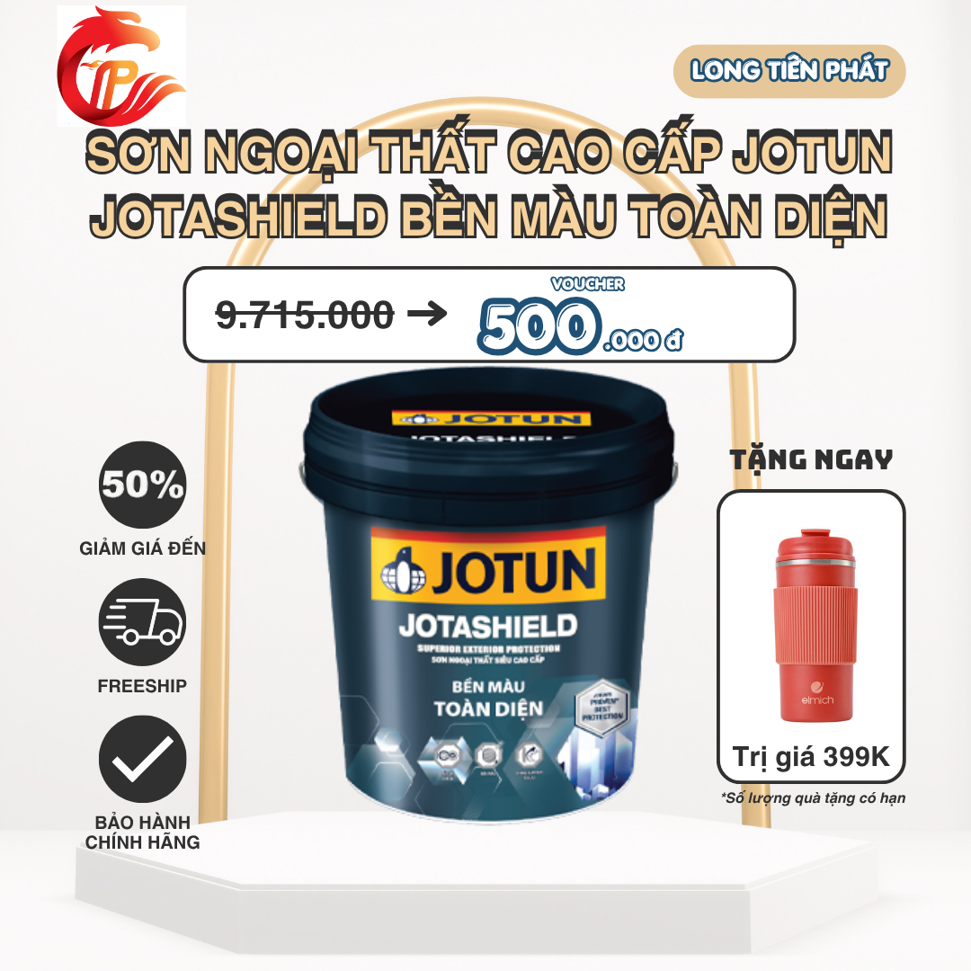 Sơn Phủ Ngoại Thất JOTUN JOTASHIELD BỀN MÀU TOÀN DIỆN