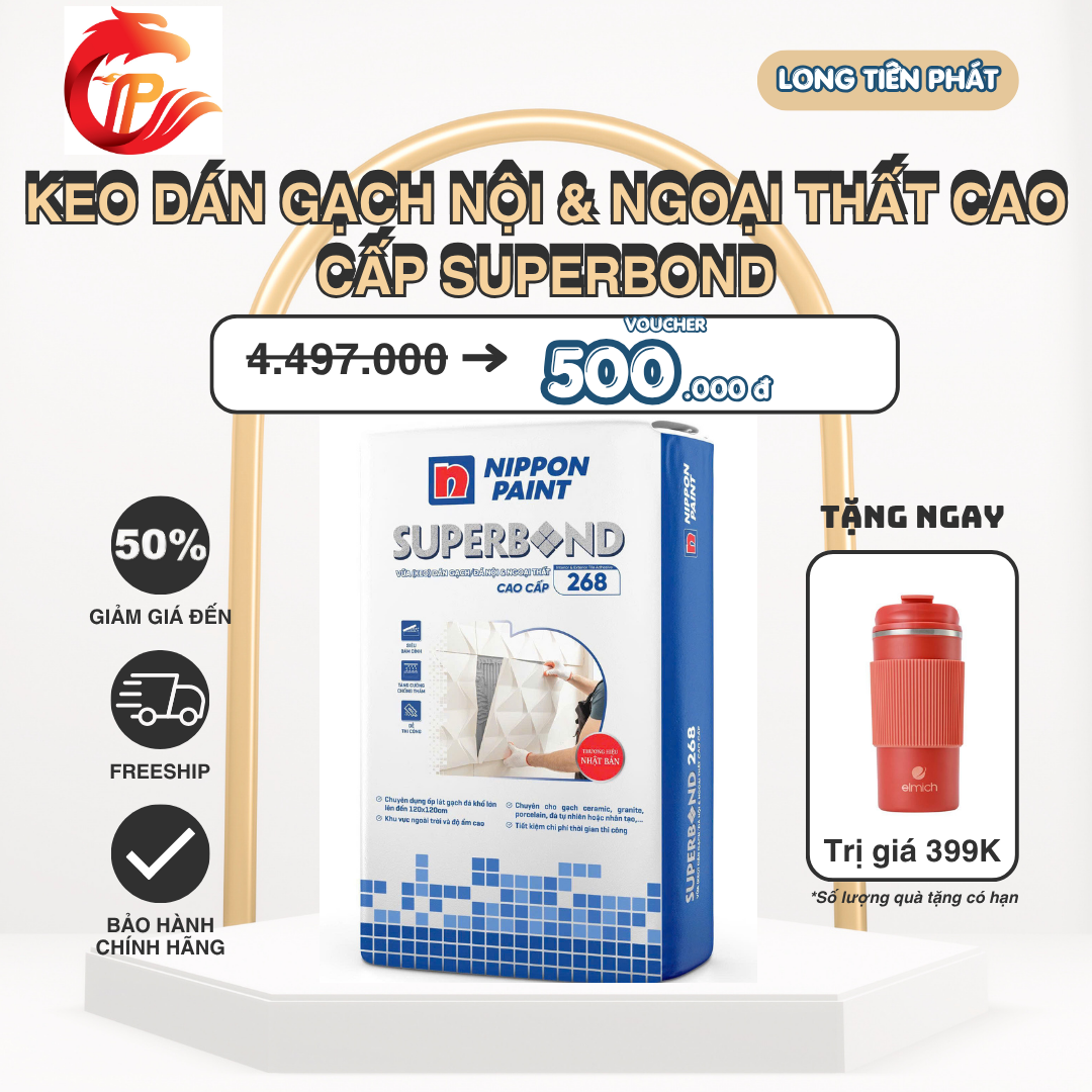 VỮA KEO DÁN GẠCH/ĐÁ NỘI & NGOẠI THẤT NIPPON SUPERBOND 268