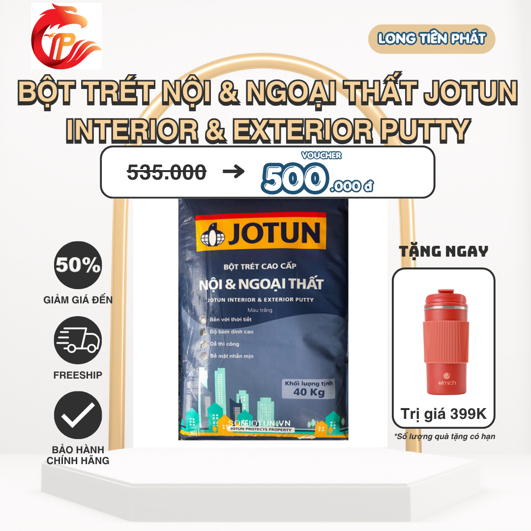 JOTUN INTERIOR & EXTERIOR PUTTY | BỘT TRÉT JOTUN CAO CẤP NỘI & NGOẠI THẤT